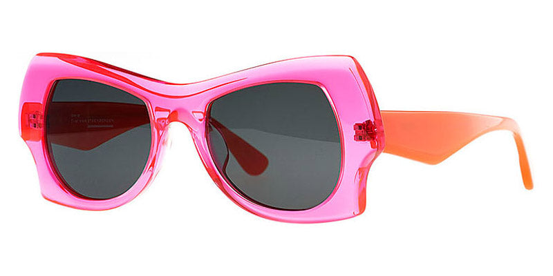 Theo® Kara TH KARA 22 - Coral / Transparent Pink / Orange Sunglasses