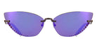Kenzo® kz40004u Sunglasses - Satin Gunmetal and White
