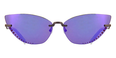 Kenzo® kz40004u Sunglasses - Satin Gunmetal and White