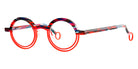 Theo® Kicker TH KICKER 013 42 - Blue/Red Ecail+Fluo Red Eyeglasses
