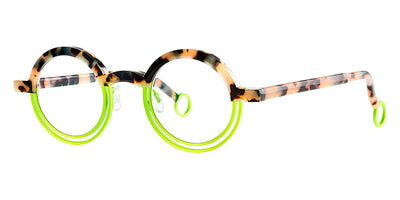 Theo® Kicker TH KICKER 014 42 - Dalmatian+Fluo Yellow Eyeglasses