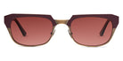 SALT.® KNOX SAL KNOX 002 55 - Redwood Antique Gold/CR39 Crimson Lens Sunglasses