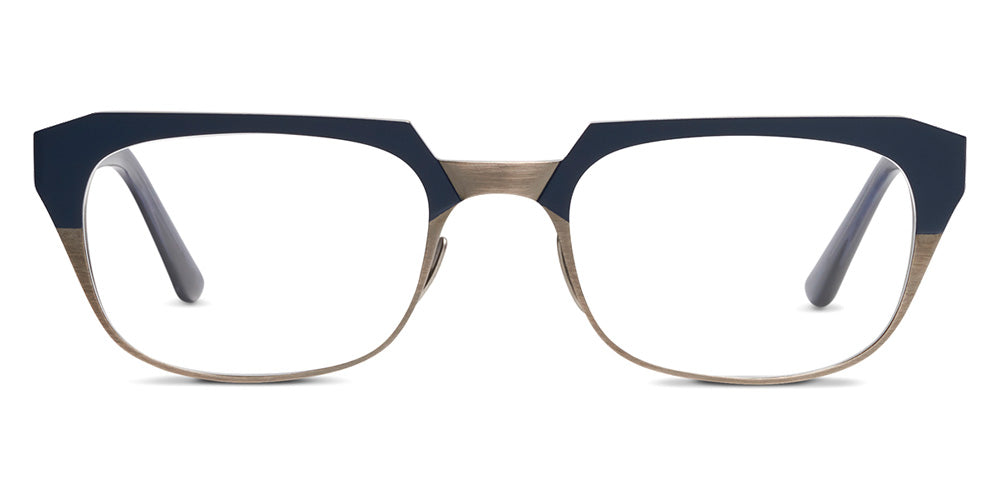 SALT.® KNOX RX SAL KNOX RX 002 55 - Indigo Blue Antique Silver Eyeglasses