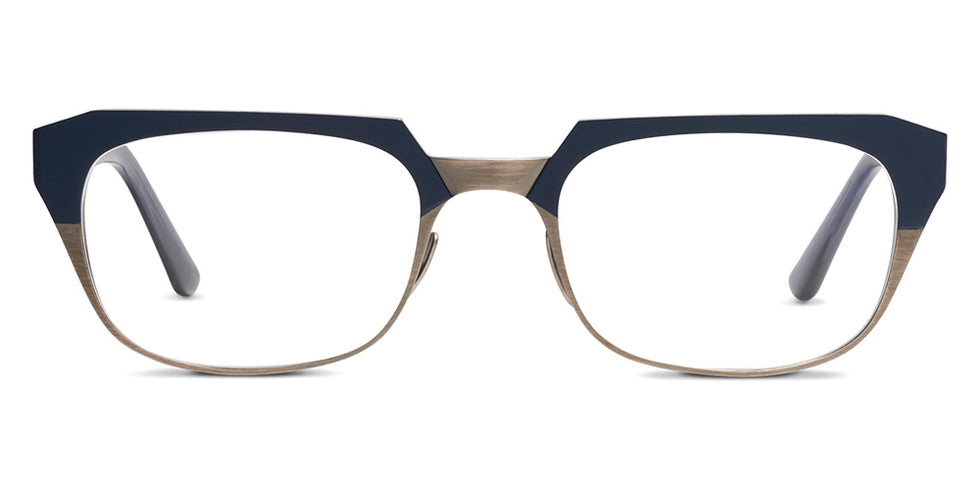 SALT.® KNOX RX SAL KNOX RX 002 55 - Indigo Blue Antique Silver Eyeglasses