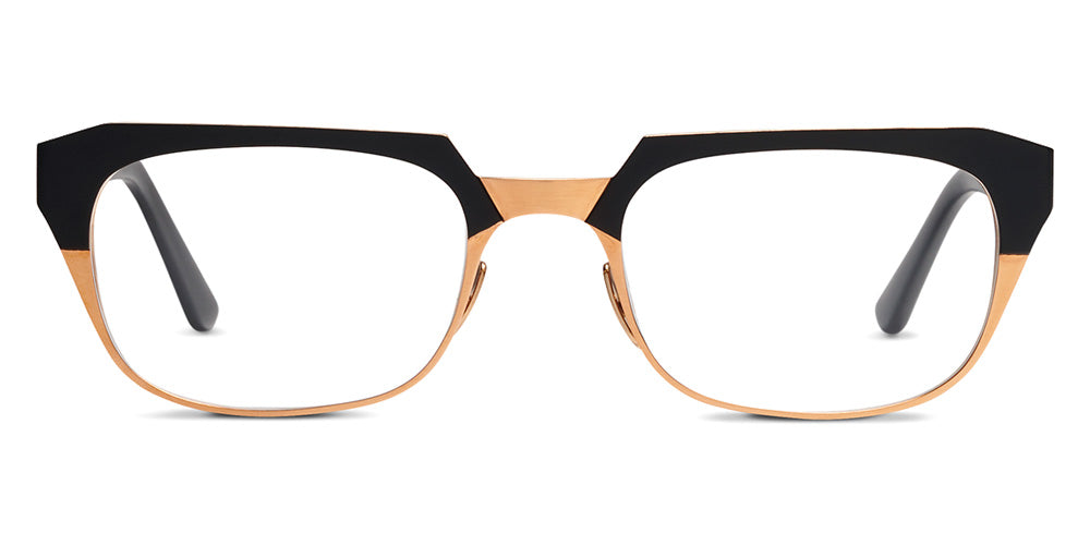 SALT.® KNOX RX SAL KNOX RX 004 55 - Black Sand Honey Gold Eyeglasses