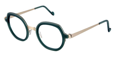 NaoNed® Langoz NAO Langoz 14VBT 46 - Transparent Wood Green / Sand Eyeglasses