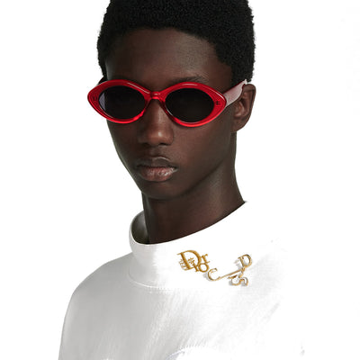 Dior® LuckyDior R1I LCKYR1IXR 3SA0 - Red Sunglasses
