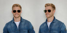 SALT.® LELAND SAL LELAND 002 58 - Tempest/Polarized CR39 Black Lens Sunglasses
