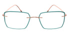 Silhouette® Lite Spirit Accent Rings LITE SPIRIT ACCENT RINGS GV 3530 - 3530 Rosegold Lilac Eyeglasses
