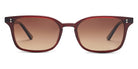 SALT.® LIVINGSTON SAL LIVINGSTON 004 53 - Redwood/Polarized CR39 Brown Gradient Lens Sunglasses