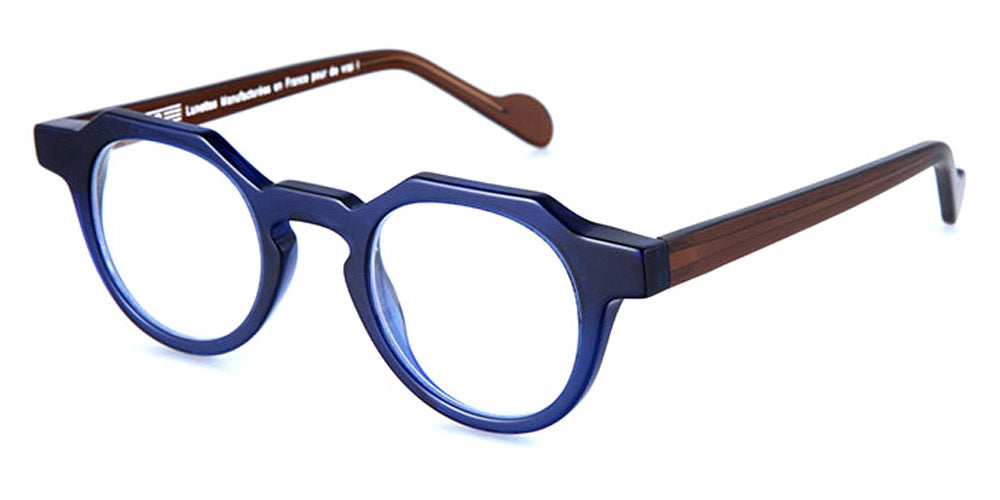 NaoNed® Lokireg NAO Lokireg 2115 45 - Transparent Ink Blue / Transparent Brown Eyeglasses