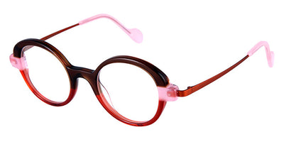 NaoNed® Lokrist NAO Lokrist 42312 44 - Transparent Russet Brown and Cristal Light Orange / Rust Eyeglasses