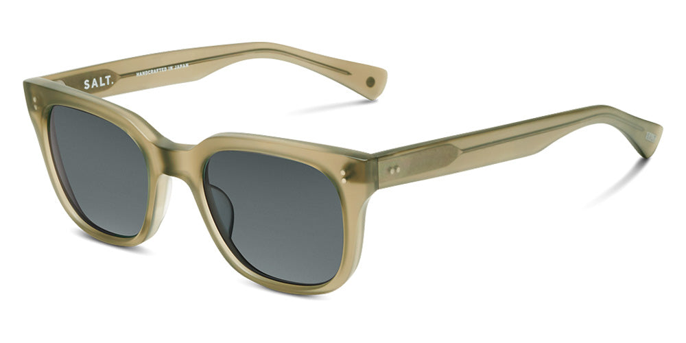 SALT.® LOPEZ SAL LOPEZ 002 51 - Matte Tea/Polarized Glass Black Lens Sunglasses