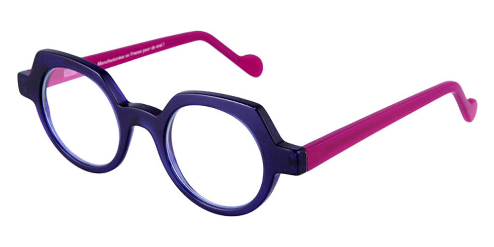 NaoNed® Louaneg NAO Louaneg 2235 44 - Transparent Blue / Orchid Violet Eyeglasses