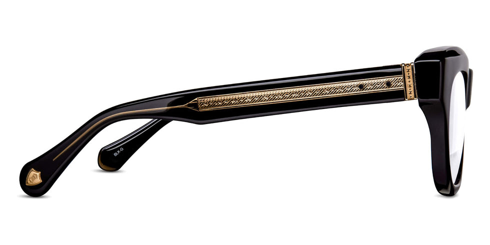 Matsuda® M1027 MTD M1027 Black/Gold 50 - Black / Gold Eyeglasses
