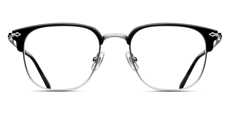 Matsuda® M2036 MTD M2036 Black 50 - Black / Palladium White Eyeglasses