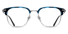 Matsuda® M2036 MTD M2036 Blue Demi/Palladium White 50 - Blue Demi / Palladium White Eyeglasses