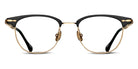Matsuda® M2048 MTD M2048 Matte Black/Brushed Gold 51 - Matte Black / Brushed Gold Eyeglasses