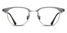 Matsuda® M2048 MTD M2048 Matte Grey Crystal/Antique Silver 51 - Matte Grey Crystal / Antique Silver Eyeglasses