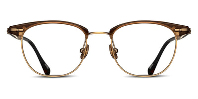 Matsuda® M2048 MTD M2048 Matte Taupe / Antique Gold 48 - Matte Taupe / Antique Gold Eyeglasses