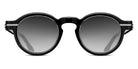 Matsuda® M2050 MTD M2050 Black Stripe/Brushed Silver/Grey Gradient 46 - Black Stripe/Brushed Silver / Grey Gradient Sunglasses
