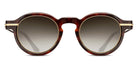 Matsuda® M2050 MTD M2050 Dark Tortoise/Antique Gold/Brown Gradient 46 - Dark Tortoise/Antique Gold / Brown Gradient Sunglasses