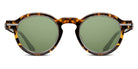 Matsuda® M2050 MTD M2050 Tokyo Tortoise/Brushed Silver/Sage Green 46 - Tokyo Tortoise/Brushed Silver / Sage Green Sunglasses