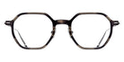 Matsuda® M2053 MTD M2053 Black Stripe/Brushed Silver 48 - Black Stripe / Brushed Silver Eyeglasses