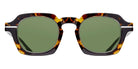 Matsuda® M2055 MTD M2055 Tokyo Tortoise/Brushed Silver/Sage Green 48 - Tokyo Tortoise/Brushed Silver / Sage Green Sunglasses