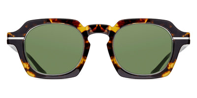 Matsuda® M2055 MTD M2055 Tokyo Tortoise/Brushed Silver/Sage Green 48 - Tokyo Tortoise/Brushed Silver / Sage Green Sunglasses
