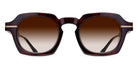 Matsuda® M2055 MTD M2055 Dark Tortoise/Antique Gold/Brown Gradient 48 - Dark Tortoise/Antique Gold / Brown Gradient Sunglasses