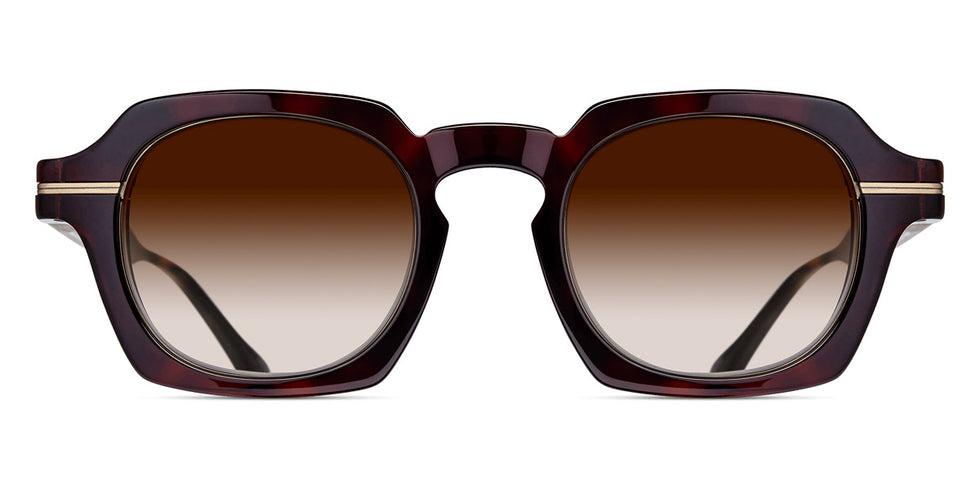 Matsuda® M2055 MTD M2055 Dark Tortoise/Antique Gold/Brown Gradient 48 - Dark Tortoise/Antique Gold / Brown Gradient Sunglasses