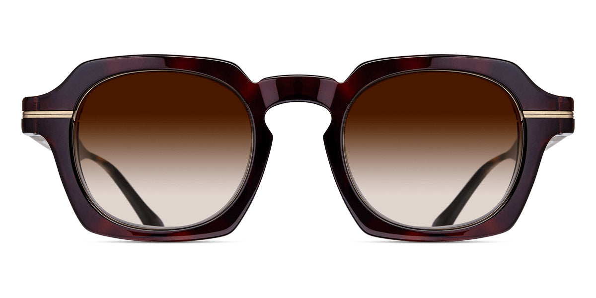 Matsuda® M2055 MTD M2055 Dark Tortoise/Antique Gold/Brown Gradient 48 - Dark Tortoise/Antique Gold / Brown Gradient Sunglasses