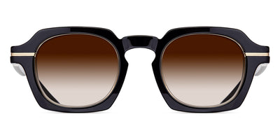 Matsuda® M2055 MTD M2055 Black/Brushed Gold/Brown Gradient 48 - Black/Brushed Gold / Brown Gradient Sunglasses