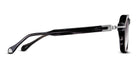 Matsuda® M2055 MTD M2055 Black Stripe/Brushed Silver/Grey Gradient 48 - Black Stripe/Brushed Silver / Grey Gradient Sunglasses
