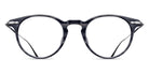 Matsuda® M2056 MTD M2056 Black Stripe/Brushed Silver 47 - Black Stripe / Brushed Silver Eyeglasses