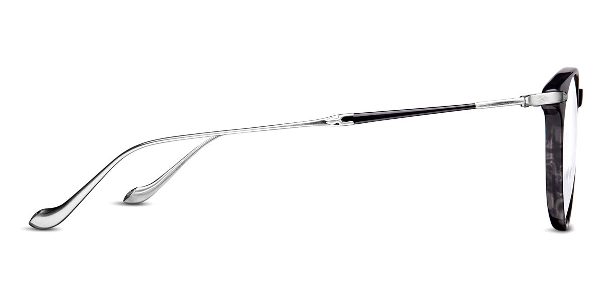 Matsuda® M2056 MTD M2056 Black Stripe/Brushed Silver 47 - Black Stripe / Brushed Silver Eyeglasses