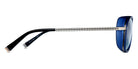 Matsuda® M3023 MTD M3023 Antique Silver/Blue Gradient 57 - Antique Silver / Blue Gradient Sunglasses