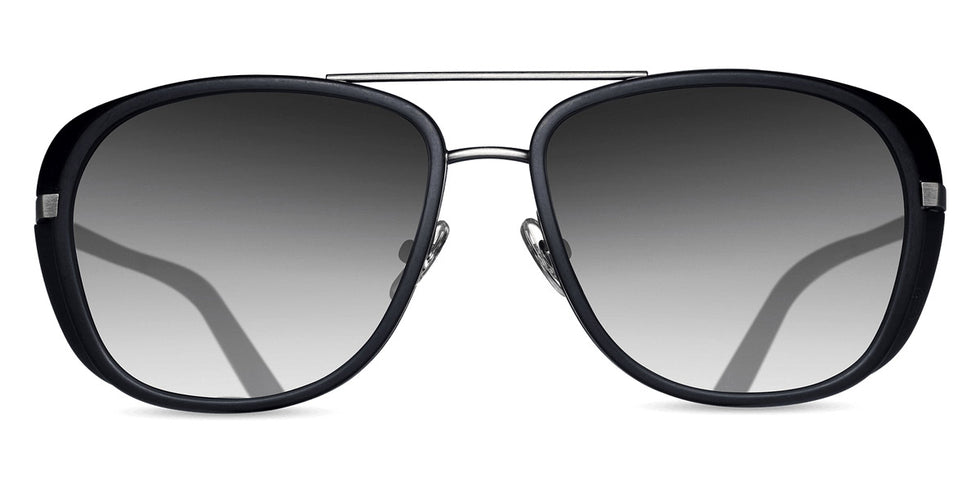 Matsuda® M3023 MTD M3023 Antique Silver/Matte Black/Grey Gradient 52 - Antique Silver/Matte Black / Grey Gradient Sunglasses