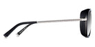 Matsuda® M3023 MTD M3023 Antique Silver/Matte Black/Grey Gradient 57 - Antique Silver/Matte Black / Grey Gradient Sunglasses