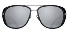 Matsuda® M3023 MTD M3023 Antique Silver/Matte Black/Silver Mirror 52 - Antique Silver/Matte Black / Silver Mirror Sunglasses