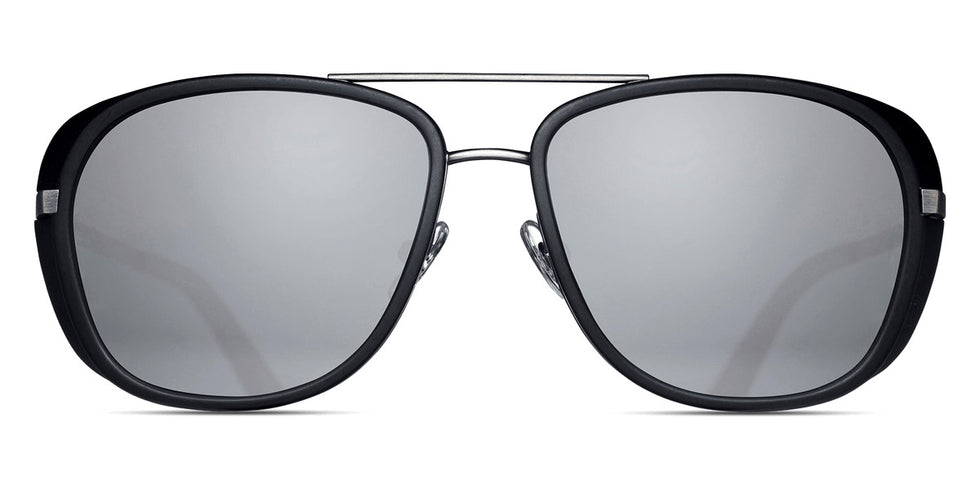 Matsuda® M3023 MTD M3023 Antique Silver/Matte Black/Silver Mirror 52 - Antique Silver/Matte Black / Silver Mirror Sunglasses