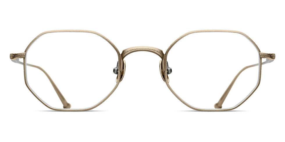 Matsuda® M3086 MTD M3086 Antique Gold 46 - Antique Gold Eyeglasses