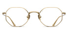 Matsuda® M3086 MTD M3086 Brushed Gold 46 - Brushed Gold Eyeglasses