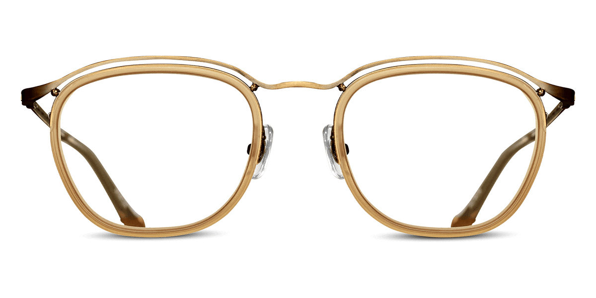 Matsuda® M3092 MTD M3092 Antique Gold/Matte Caramel 49 - Antique Gold / Matte Caramel Eyeglasses