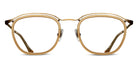 Matsuda® M3092 MTD M3092 Antique Gold/Matte Caramel 49 - Antique Gold / Matte Caramel Eyeglasses