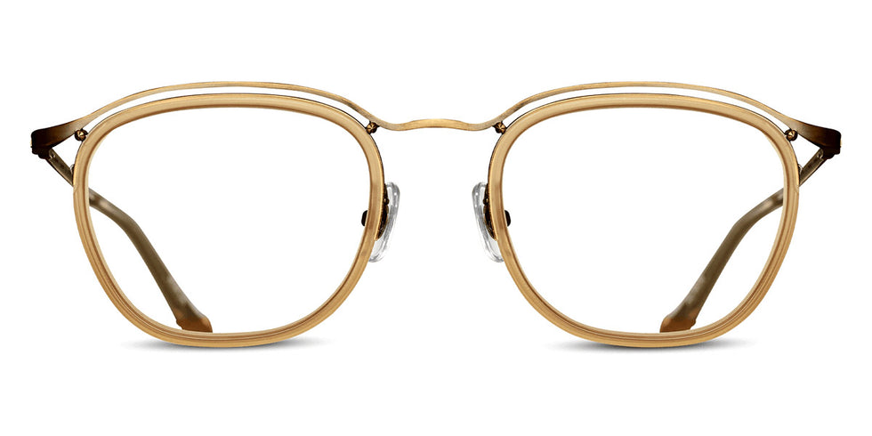 Matsuda® M3092 MTD M3092 Antique Gold/Matte Caramel 49 - Antique Gold / Matte Caramel Eyeglasses