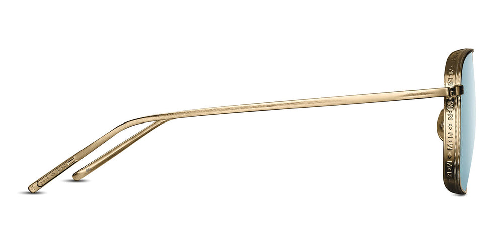 Matsuda® M3099 MTD M3099 Brushed Gold/Blue Grey 56 - Brushed Gold / Blue Grey Sunglasses