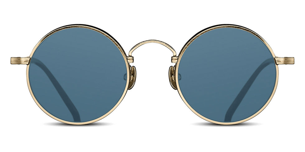 Matsuda® M3100 MTD M3100 Brushed Gold/Matte Black/Blue Grey 47 - Brushed Gold/Matte Black / Blue Grey Sunglasses