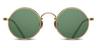 Matsuda® M3100 MTD M3100 Antique Gold/Dark Brown/G-15 47 - Antique Gold/Dark Brown / G-15 Sunglasses